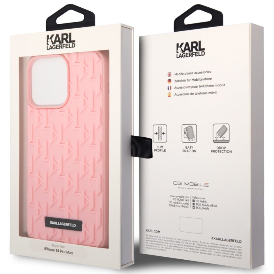 karl-lagerfeld-case-with-3d-rubber-monogram-pattern-metal-plate-logo-case-for-apple-iphone-pink-3