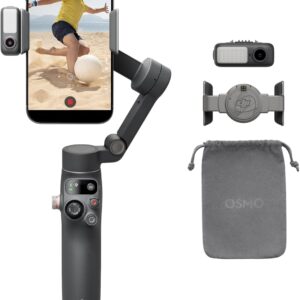 DJI Osmo Mobile 7P Gimbal Stabilizer for iPhone, Android, Native Tracking, Lighting, 3-Axis Phone Gimbal, Quick Launch, One-Tap Edit